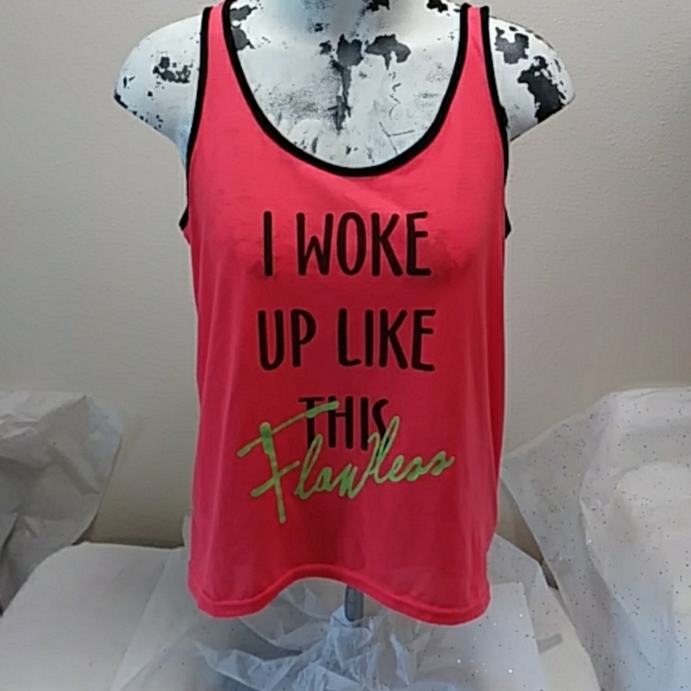 "TRUE ROCK" I WOKE UP LIKE THIS "FLAWLESS" TANK